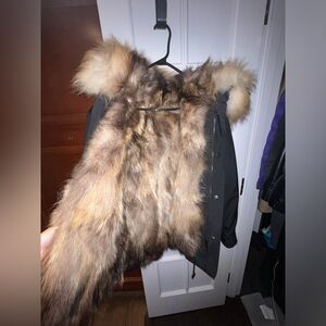 Fur parka